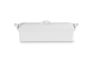 Traditional Rectangular Terrine 2Qt White