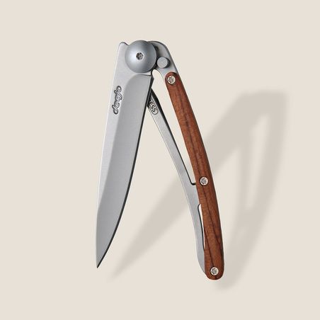 27g, Knife Blank Coral Wood, Grey