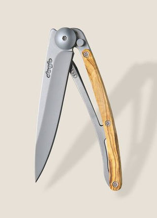 27g, Knife Blank Olive Wood, Grey