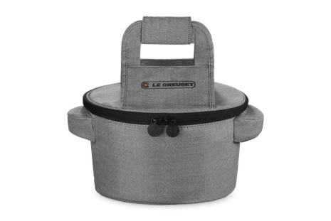Round Dutch Oven Tote Bag Noir