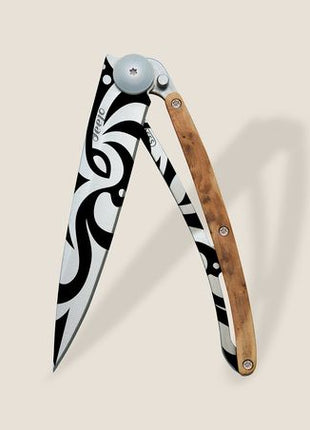 37G Knife Juniper Wood/Tribal