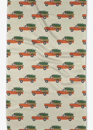 Geometry Tea Towel Christmas Ride