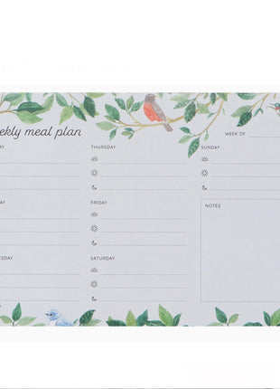 Now Designs Weekly Meal Planners Birdsong DC