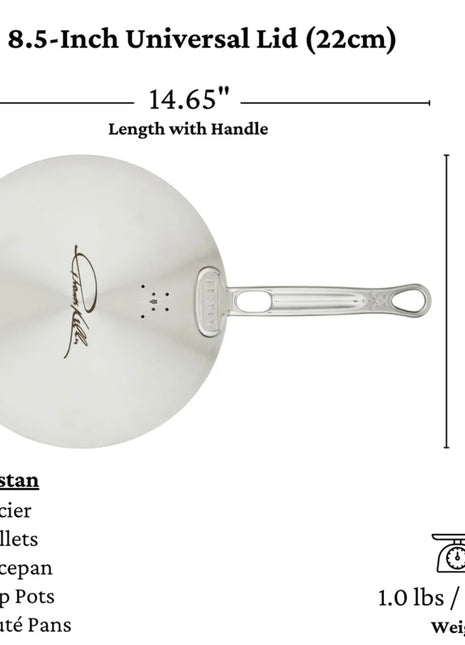 Hestan Universal Lid 8.5 in DC