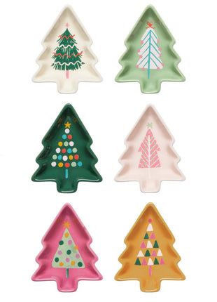 Shaped Pinch Bowl Set/6 Glitzmas
