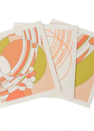 Frank Lloyd Wright Swedish Dishcloth Set/3