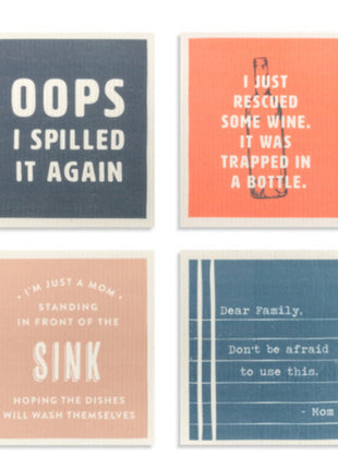 Swedish Dish Cloth Family Quotes Single