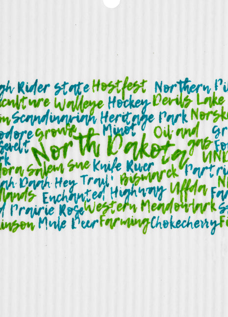 Kattinatt Swedish Dish Cloth All Year North Dakota