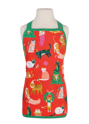 Now Designs Holiday Kids Apron Let It Meow DC