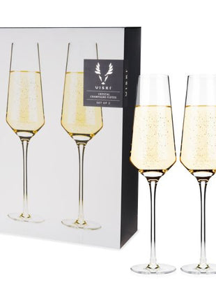 Angled Champagne Flutes Set Of 2