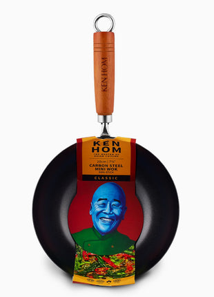 7.75in Ken Hom Nonstick Carbon Steel Mini Wok DC