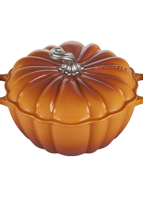 Cast Iron Pumpkin Cocotte 4 Qt