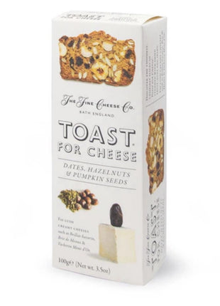 Toast for Cheese Dates Hazelnuts & Pumpkin Seeds