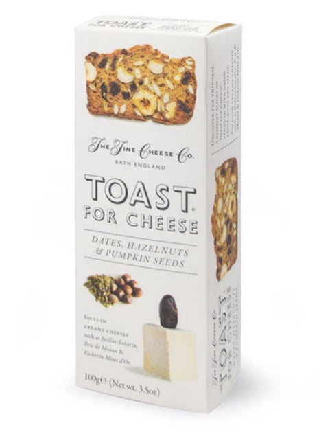 Toast for Cheese Dates Hazelnuts & Pumpkin Seeds