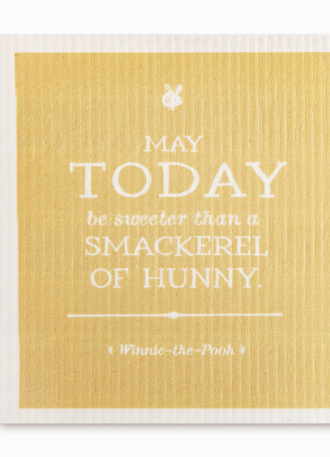 Swedish Dish Cloth - Pooh Sweeter Than Hunny*
