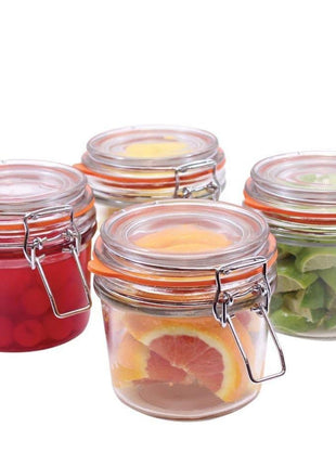4 pc Set 12oz Resealable Jar DC