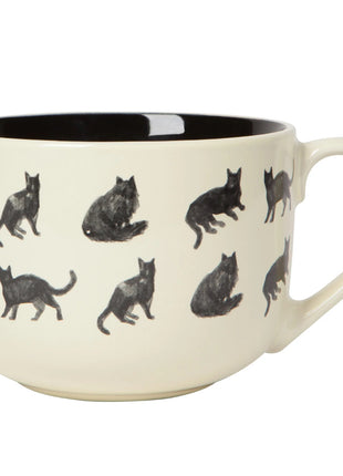 Latte Mug Stoneware 23 oz Cat Collective