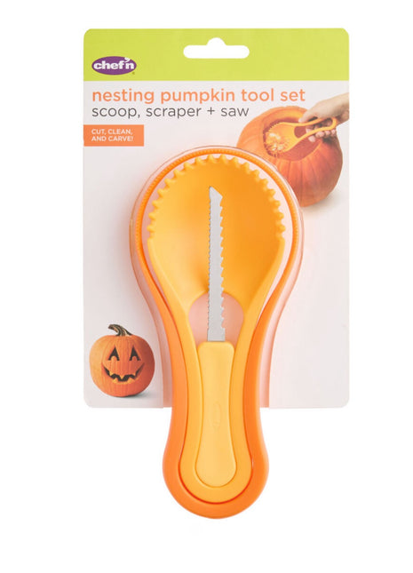 Nesting Pumpkin Carving Tool Set
