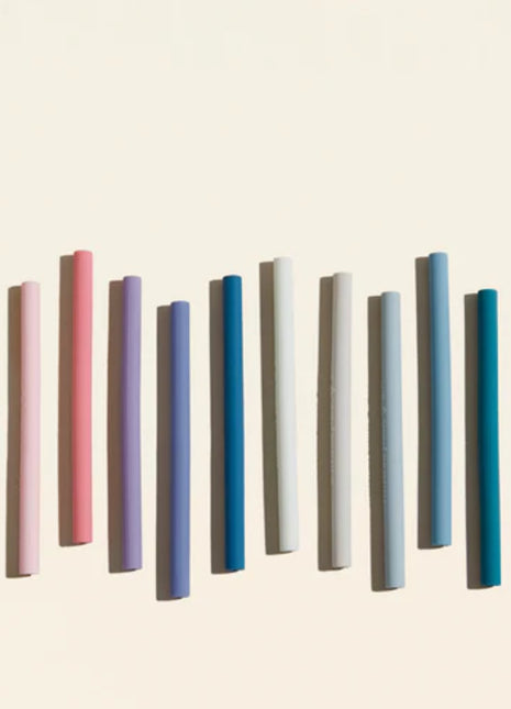 Cocktail Straws 5.5in Set/10 Geode IA