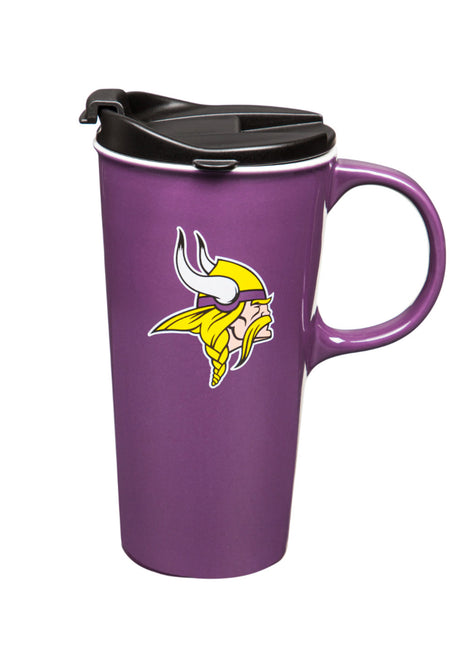 Ceramic Travel Cup w/ Box 17 oz Minnesota Vikings