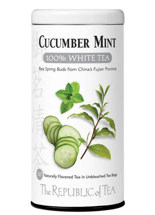 Republic of Tea 100% White Tea Cucumber Mint