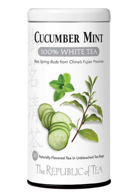 Republic of Tea 100% White Tea Cucumber Mint