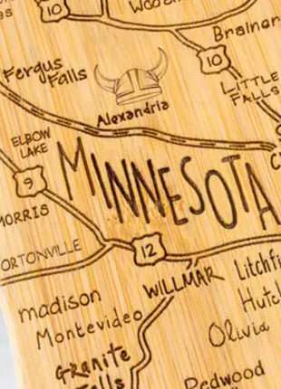 Destination Minnesota Cutting Board