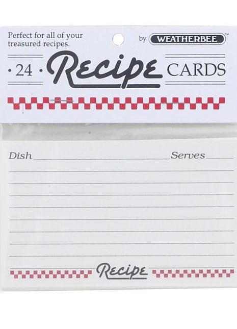 Recipe Cards 3x5