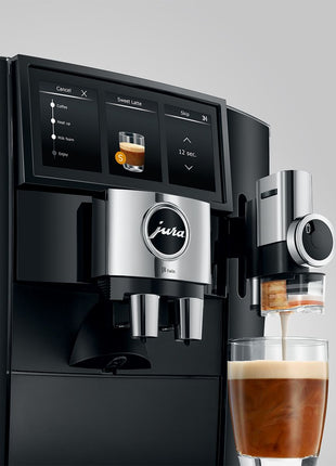 Jura J8 Twin Diamond Black 31 Specialties, 2 Bean Containers