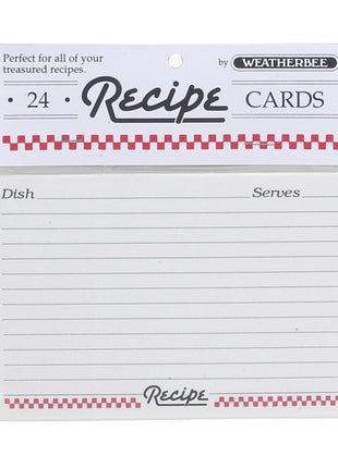Recipe Cards 4x6
